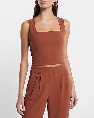 Square Neck Crop Top