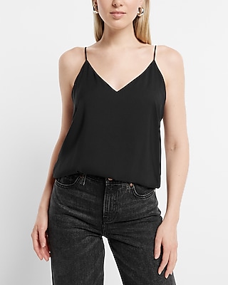 V-Neck Downtown Cami Black Women's S