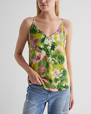 Floral V-Neck Downtown Cami