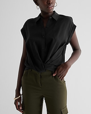 Short Sleeve Twist Portofino Shirt