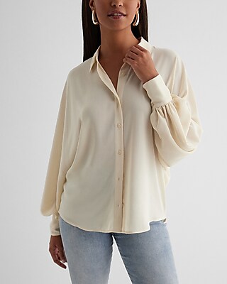 Dolman Long Sleeve Portofino Shirt Neutral Women's XS