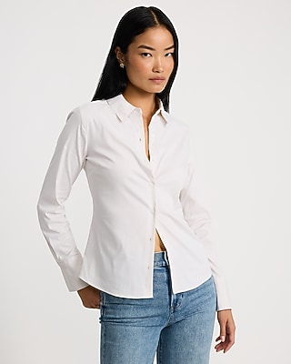 Striped Essential Shirt in Stretch Cotton