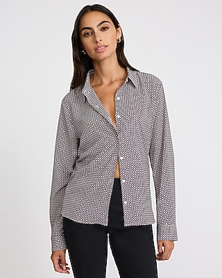 Geo Printed Portofino Shirt