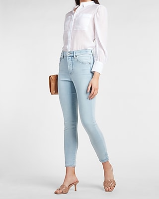 Patch Pocket Puff Sleeve Shirt