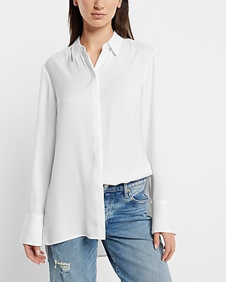 Relaxed Tunic Portofino Shirt White Women's XS