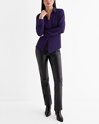 Relaxed Portofino Shirt Purple Women's L