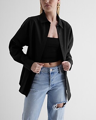 Boyfriend Portofino Shirt Black Women's S