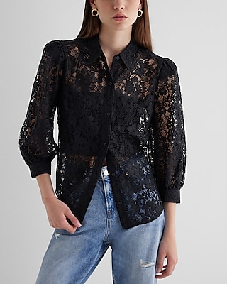 Relaxed Lace Portofino Shirt