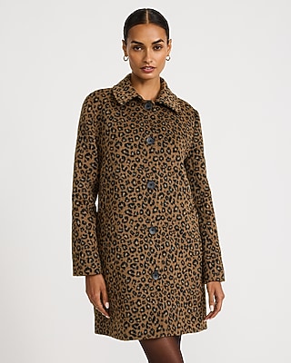 Leopard Midi Coat