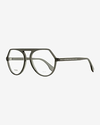 Fendi Roma Amor Glasses Women's Gray
