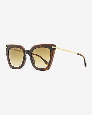 Jimmy Choo Square Sunglasses Women's Brown