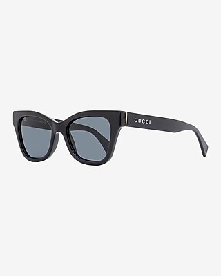 Gucci Rectangular Sunglasses Women's Black