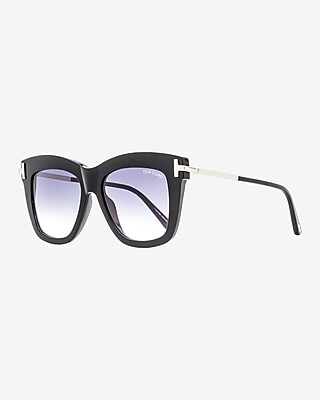 Tom Ford Dasha Square Sunglasses Women's Black