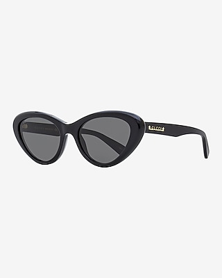 Gucci Cat Eye Sunglasses Women's Black