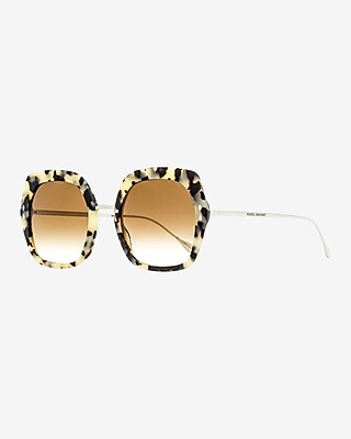 Isabel Marant Square Sunglasses Women's Brown