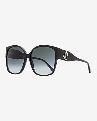 Jimmy Choo Noemi Square Sunglasses Women's Black