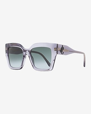 Jimmy Choo Eleni Gn Square Sunglasses Women's Gray