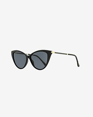 Jimmy Choo Val Cat Eye Sunglasses Women's Gold