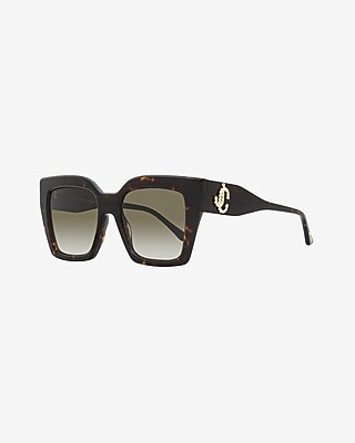 Jimmy Choo Eleni /g Square Sunglasses Women's Brown