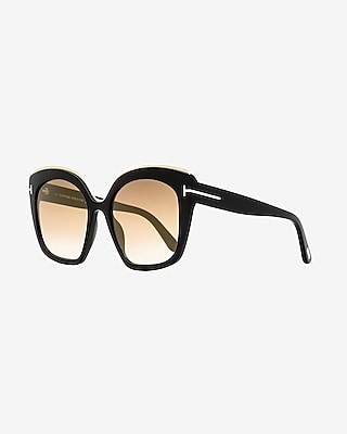 Tom Ford Chantalle Butterfly Sunglasses Women's Gold