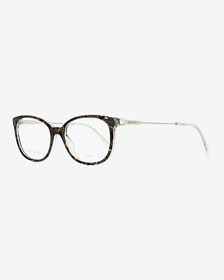 Jimmy Choo Oval Glasses Women's Gray