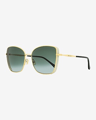 Jimmy Choo Alexis Butterfly Sunglasses Women's Gold