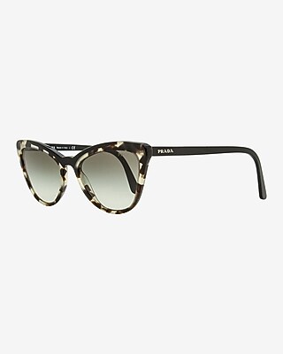 Prada Cat Eye Sunglasses Women's Gray