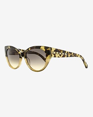 Swarovski Cat Eye Sunglasses Women's Brown