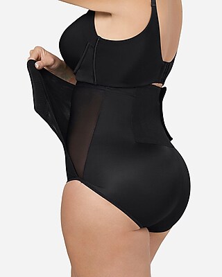 Leonisa High Waisted Firm Compression Postpartum Panty Black Women's L