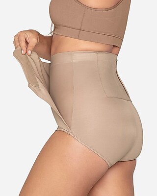 Leonisa High Waisted Firm Compression Postpartum Panty Neutral Women's M