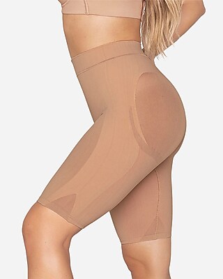 Leonisa Well-Rounded Invisible Butt Lifter Shaper Short Neutral Women's L/XL