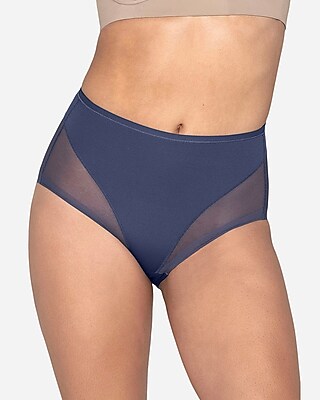 Leonisa Truly Undetectable Comfy Shaper Panty Blue Women's L