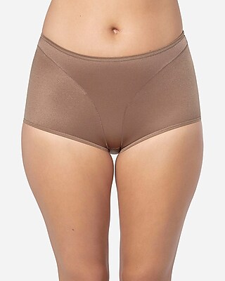 Leonisa High-Cut Shaper Panty Brown Women's M