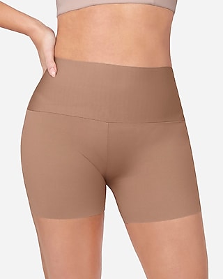 Leonisa Stay-In-Place Seamless Slip Short Brown Women's L