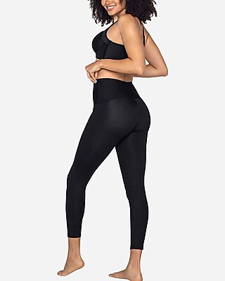 Leonisa Sculpting Shaper Legging With Butt-Lifting Inner Short Black Women's S