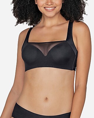 Leonisa Mesh Front Contouring Bra Black Women's 36C