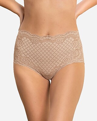 Leonisa Retro Lace Classic Brief Neutral Women's L