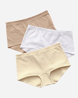 Leonisa Set Of 3 Comfy Boyshort Multi-Color Women's M