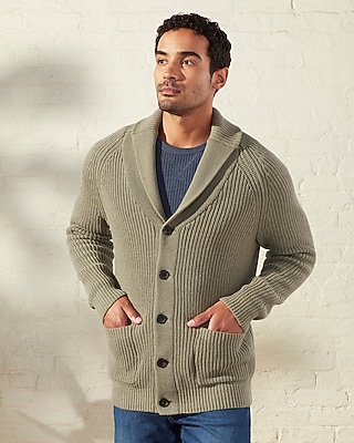 Upwest Weekend Shawl Collar Cardigan Neutral Men's L