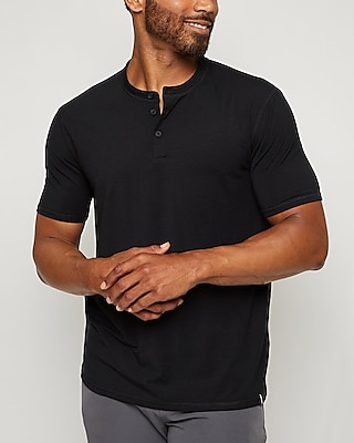Fourlaps Radius Henley T-Shirt Black Men's XL