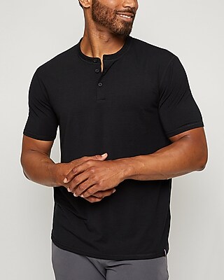 Fourlaps Radius Henley T-Shirt Black Men's L