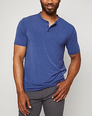 Fourlaps Radius Henley T-Shirt Blue Men's S