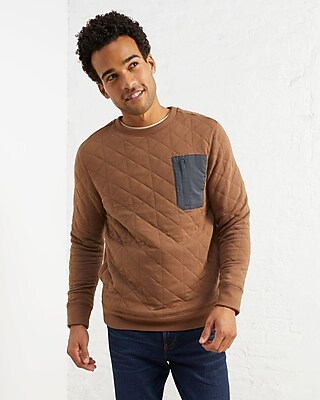 Upwest Quilted Crewneck Neutral Men's M