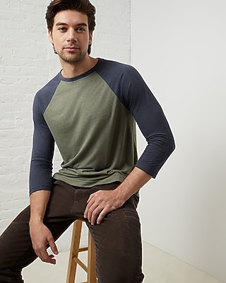 Upwest Ecohemp Jersey Baseball T-Shirt Green Men's L