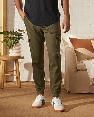 Upwest Mid Rise Hemp Utility Cargo Pant Green Men's M