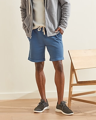 Upwest Terry Drawstring Shorts Blue Men's M