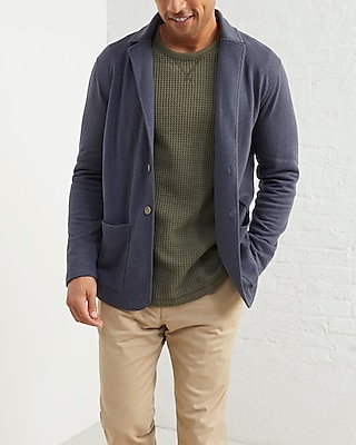 Upwest Hemp Sweatshirt Blazer Black Men's L