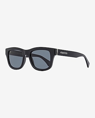 Gucci Rectangular Sunglasses Men's Black