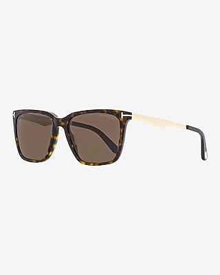 Tom Ford Garrett Rectangular Sunglasses Men's Brown