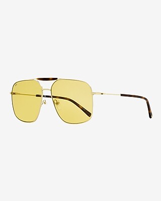 Mcm Oversize Pilot Sunglasses Men's Brown